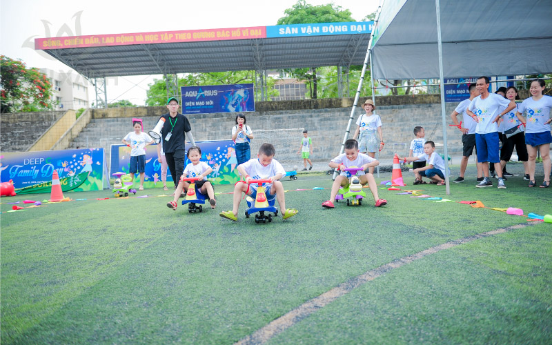 lợi &iacute;ch khi tổ chức tr&ograve; chơi team building cho trẻ