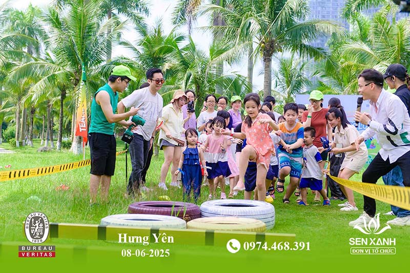 tổ chức tr&ograve; chơi team building cho trẻ em