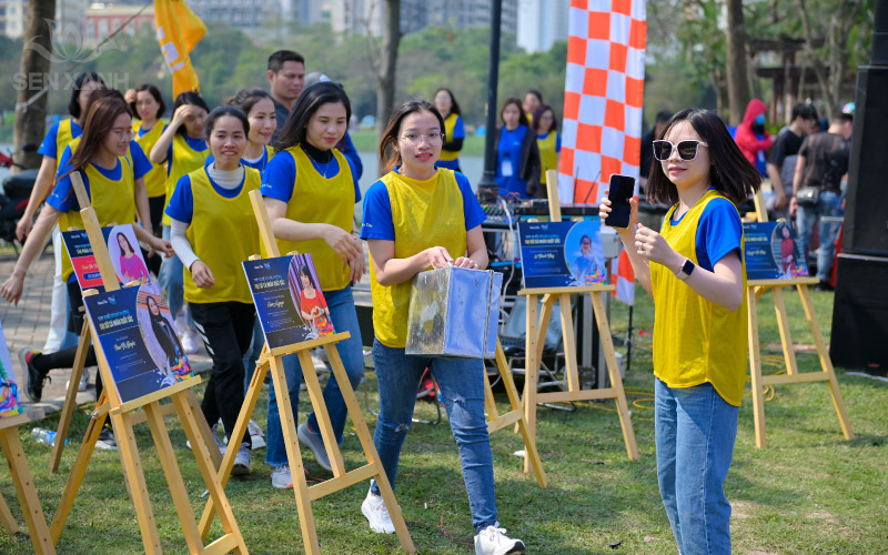 Sen Xanh tổ chức rất nhiều hoạt động Team Building c&oacute; &yacute; nghĩa cho Team Hocmai trải nghiệm