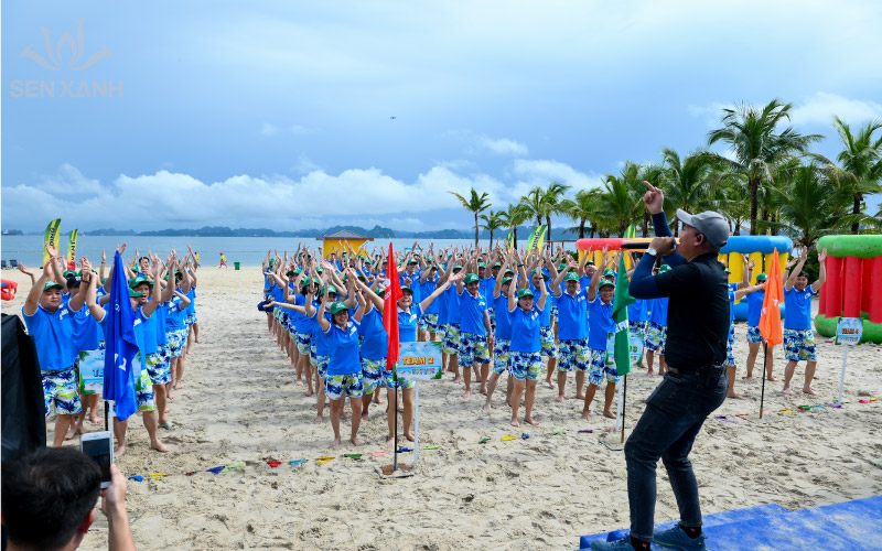 C&aacute;c hoạt động tr&ograve; chơi giải tr&iacute; được Sen Xanh thiết kế vui nhộn v&agrave; mang t&iacute;nh gắn kết cao