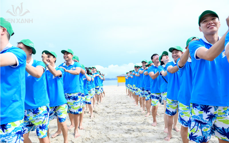 C&aacute;c tr&ograve; chơi được Sen Xanh thiết kế với &yacute; nghĩa n&ecirc;u cao tinh thần đồng đội