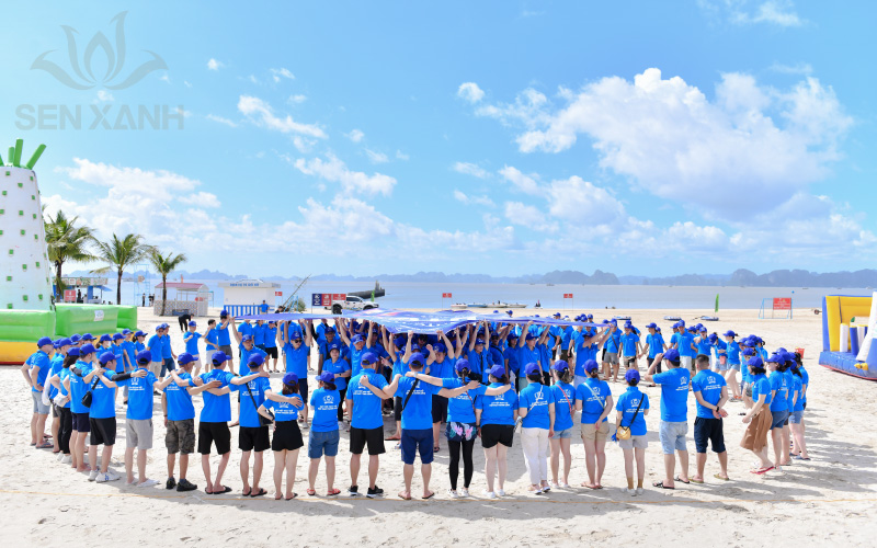C&aacute;c hoạt động Team Building b&atilde;i biển đều n&ecirc;u cao tinh thần gắn kết đồng đội