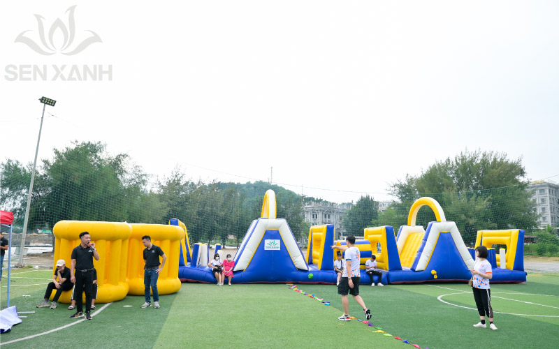 Sen Xanh thiết kế khu vực tổ chức Team Building đảm bảo cho hoạt động được diễn ra s&ocirc;i động