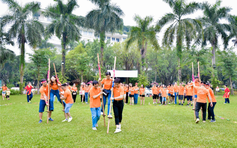 C&aacute;c tr&ograve; chơi d&acirc;n gian được x&acirc;y dựng theo đ&uacute;ng concept &ldquo;L&agrave;ng Xưa&rdquo;