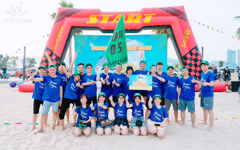 C&aacute;c th&agrave;nh vi&ecirc;n ho&agrave; m&igrave;nh v&agrave; chương tr&igrave;nh Team Building ấn tượng v&agrave; tăng cường tinh thần đo&agrave;n kết với nhau
