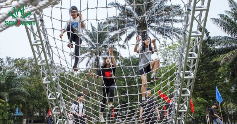 Vượt chướng ngại vật bằng lưới