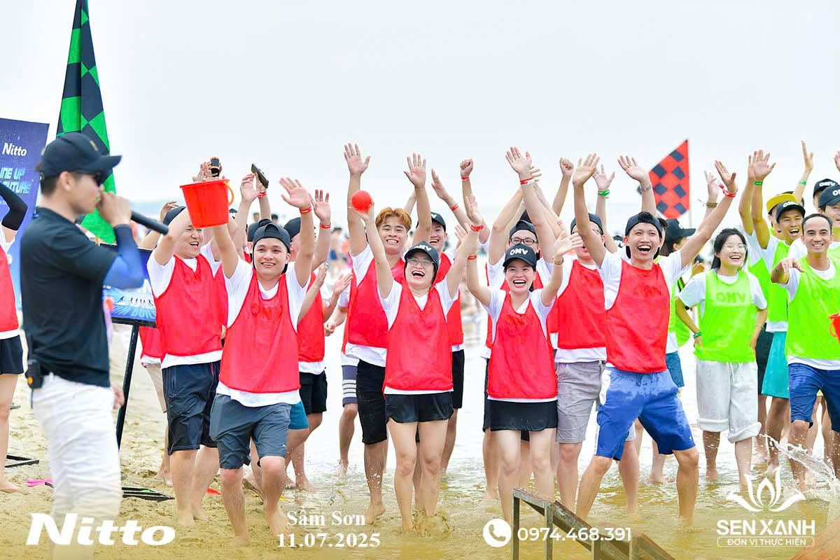 Mẫu kịch bản mc team building chuyên nghiệp Trò chơi vượt sóng ra khơi