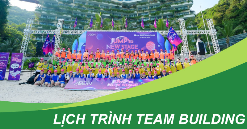 lịch trình team building