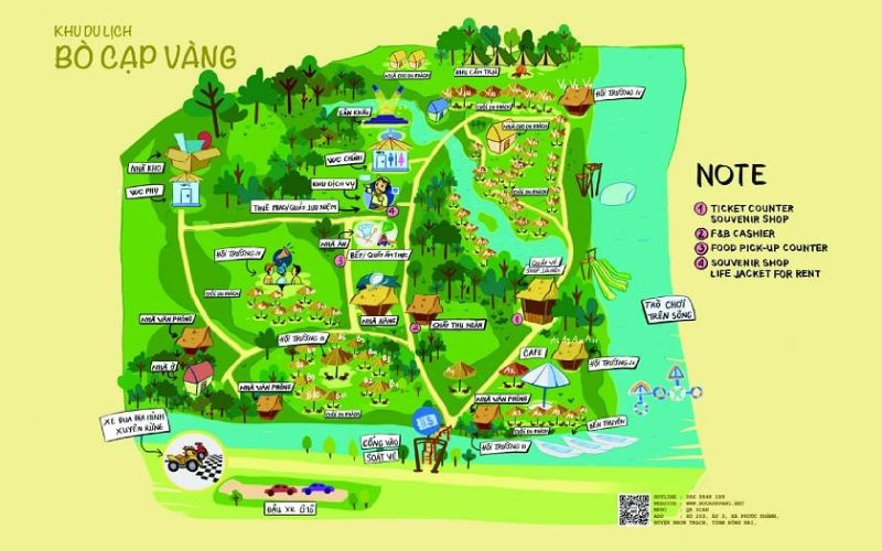 Team Building Bò Cạp Vàng: Chuyến Đi Thú Vị Nên Trải Nghiệm Ngay Vị trí bản đồ khu du lịch Bọ Cạp Vàng