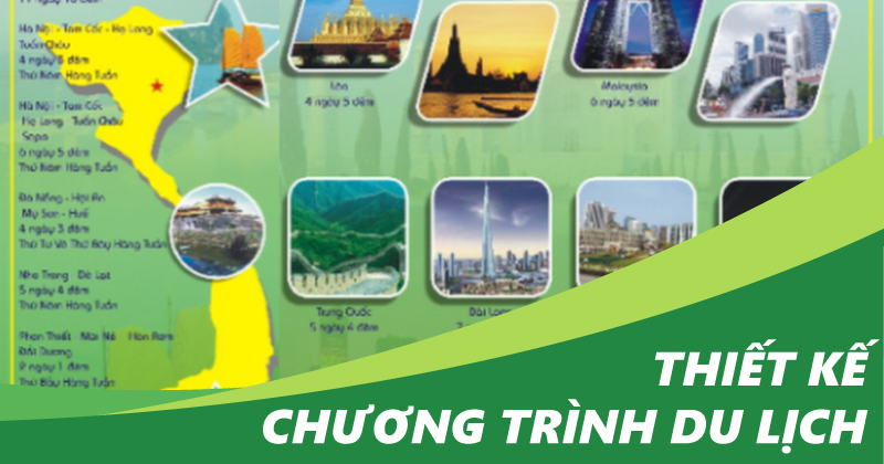 thiết kế chương trình du lịch