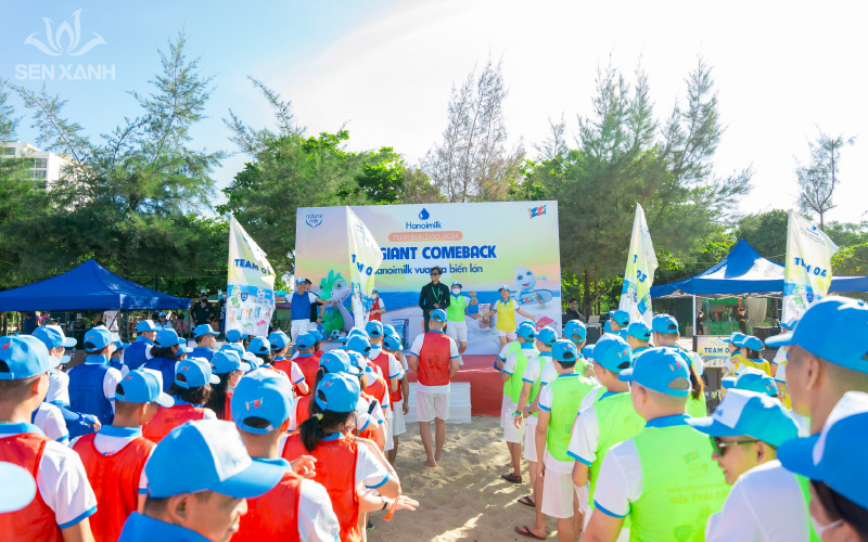 Nhiều hoạt động Team Building được c&aacute;c th&agrave;nh vi&ecirc;n Hanoimilk hưởng ứng tham gia