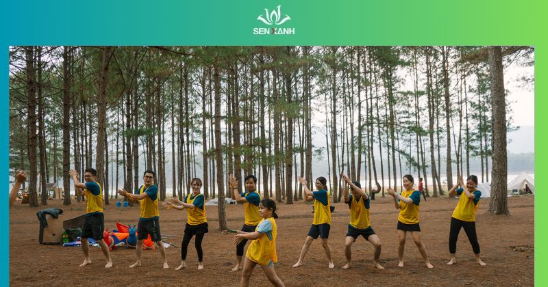 Top 15 trò chơi team building đông người vui nhộn Băng Rừng