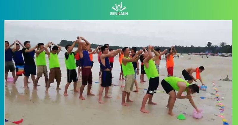 Top 15 trò chơi team building đông người vui nhộn Đồng Lòng Tát Biển Đông