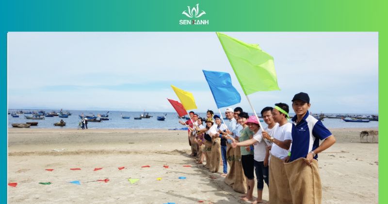Top 15 trò chơi team building đông người vui nhộn Nhảy Bao Bố