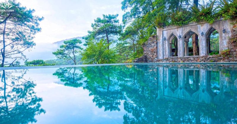 Melia Ba V&igrave; l&agrave; khu nghỉ dưỡng cao cấp mang phong c&aacute;ch kiến tr&uacute;c Ph&aacute;p