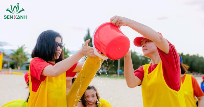 Trò chơi này đòi hỏi sự khéo léo, phối hợp nhịp nhàng