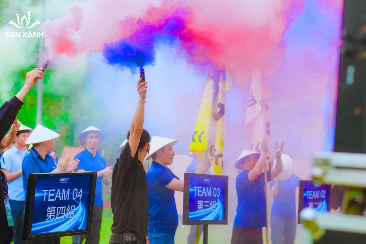 Khai mạc trò chơi Teambuilding Liteon