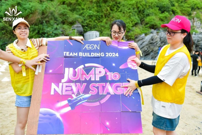 Trò chơi mảnh ghép thông điệp cho Teambuilding