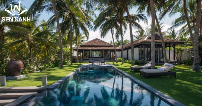 Four Seasons Resort Hội An được biết đến với kh&ocirc;ng gian sang trọng