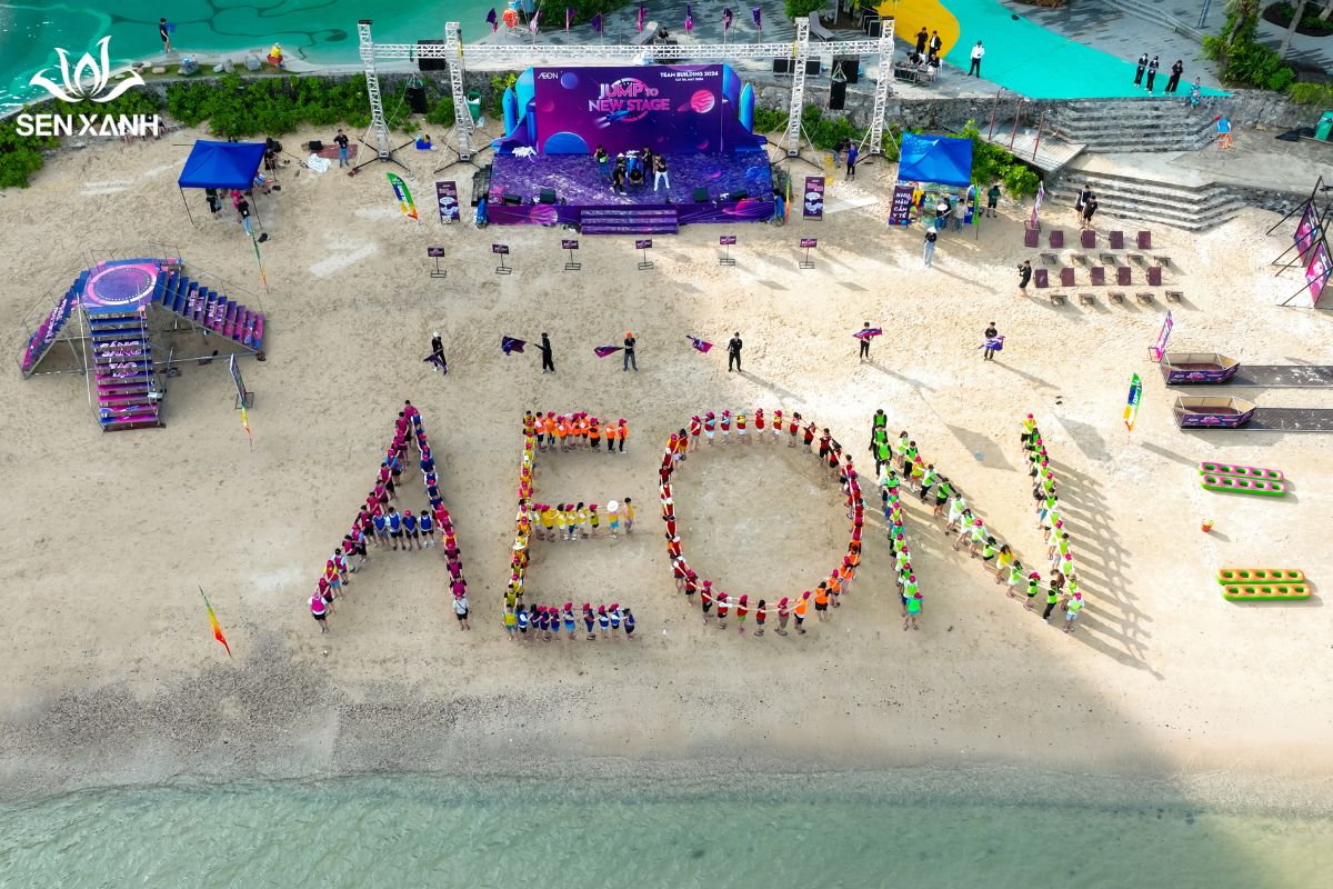 Team building Aeon Cát Bà 2024 Sen Xanh