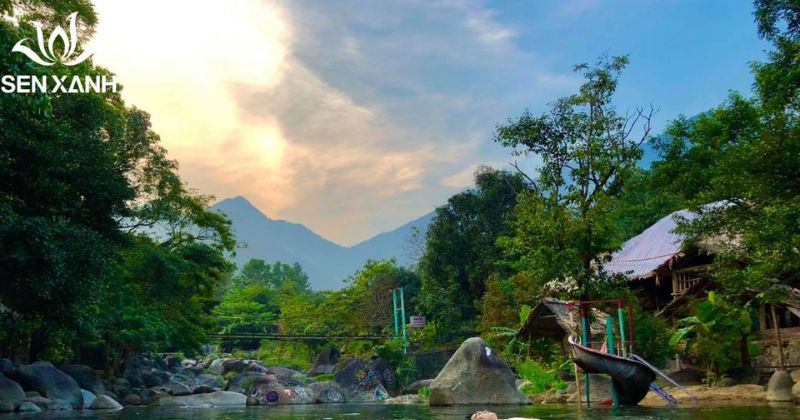 Suối Lương l&agrave; khu du lịch sinh th&aacute;i nổi tiếng gần Đ&agrave; Nẵng