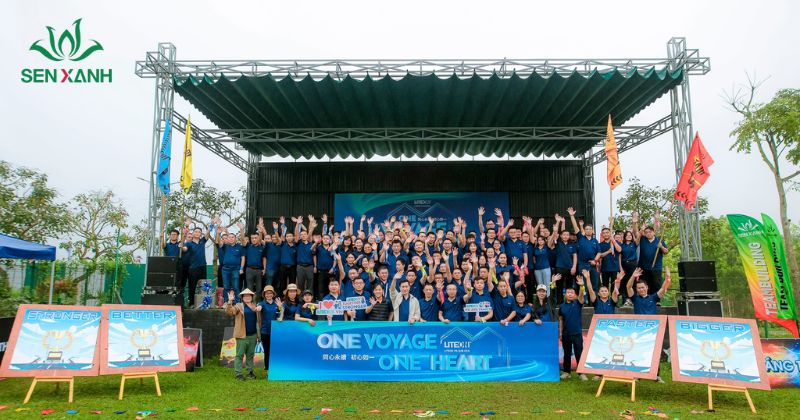 Top 50+ mẫu băng rôn team building đẹp, ấn tượng Băng rôn team building đẹp