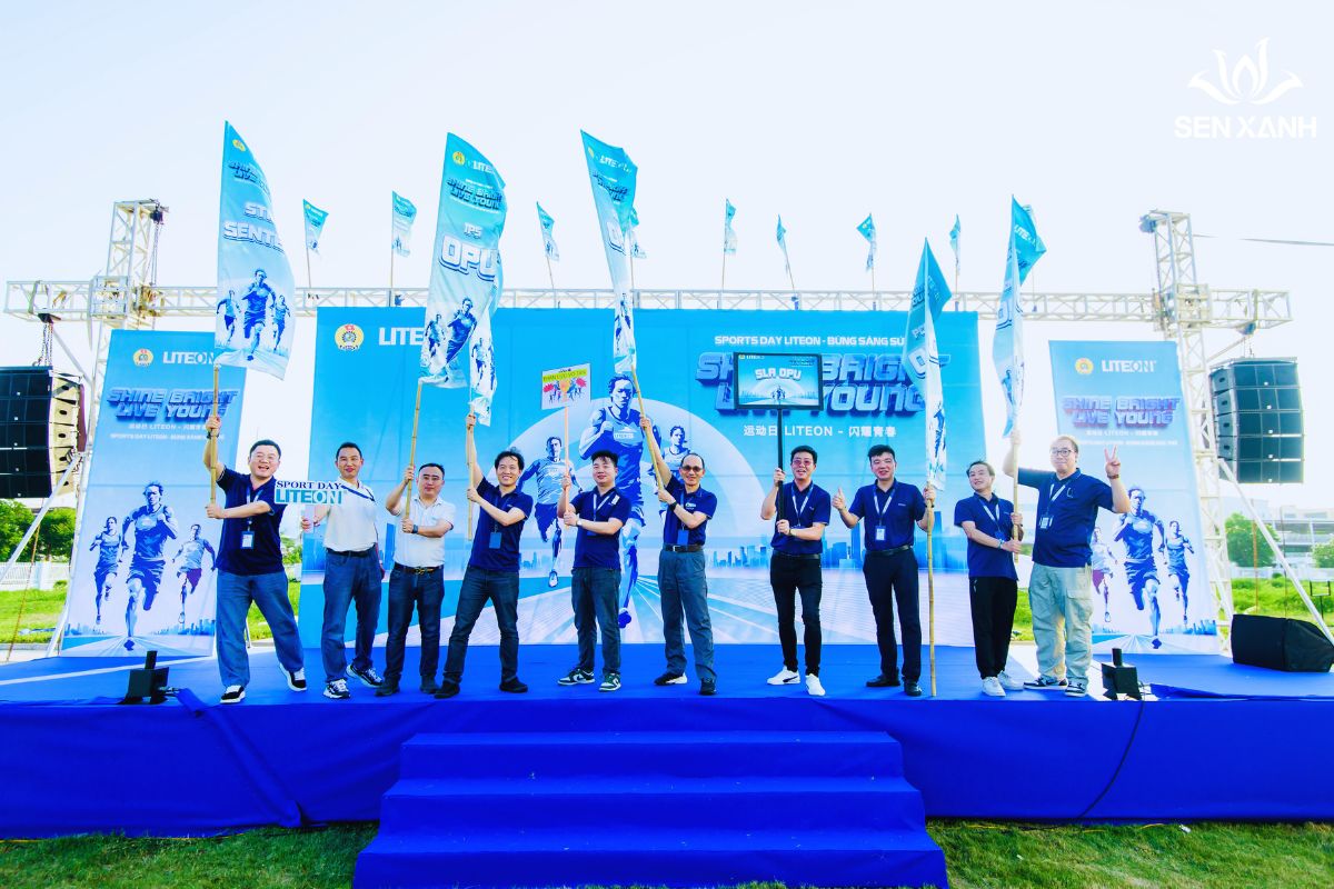 Đội ngũ nhân sự của Sen Xanh teambuilding Liteon