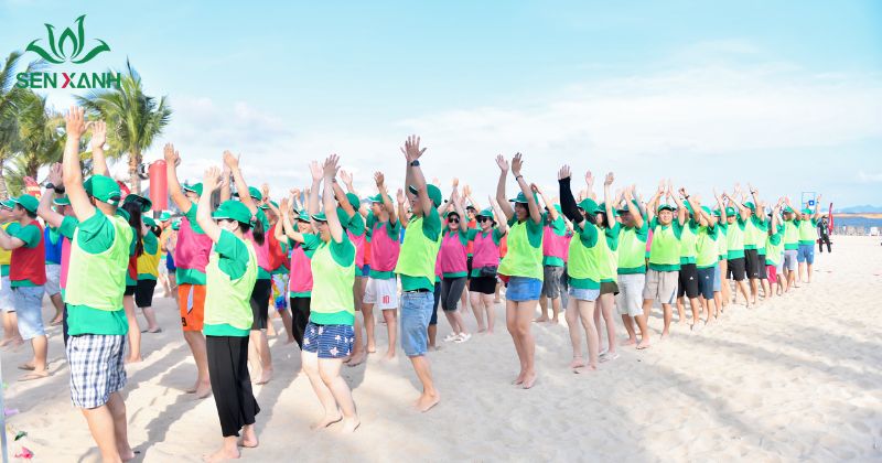 Gợi Ý Lịch Trình Team Building Bãi Biển Hạ Long Siêu Hấp Dẫn Tham gia trò chơi trên biển