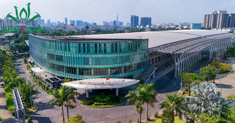 SECC l&agrave; trung t&acirc;m triển l&atilde;m lớn nhất tại TP.HCM, tọa lạc tại quận 7, khu đ&ocirc; thị Ph&uacute; Mỹ Hưng