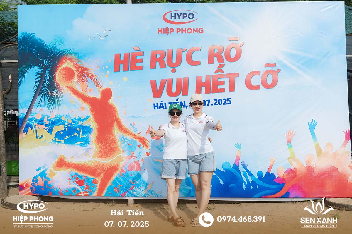 Tổ chức Teambuilding 2025 - Hypo Hiệp Phong - Hải Tiến - Hè rực rỡ – Vui hết cỡ Background teambuilding