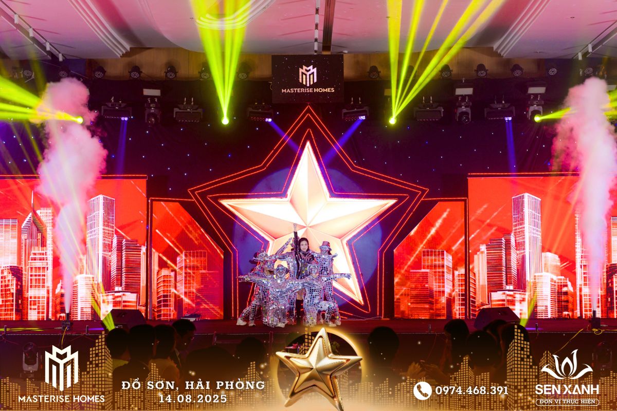 Tổ chức Gala Dinner 2025 - Masterise Homes - BOUNDLESS TOGETHER - Bứt phá mọi giới hạn Biểu diễn trong chương trình