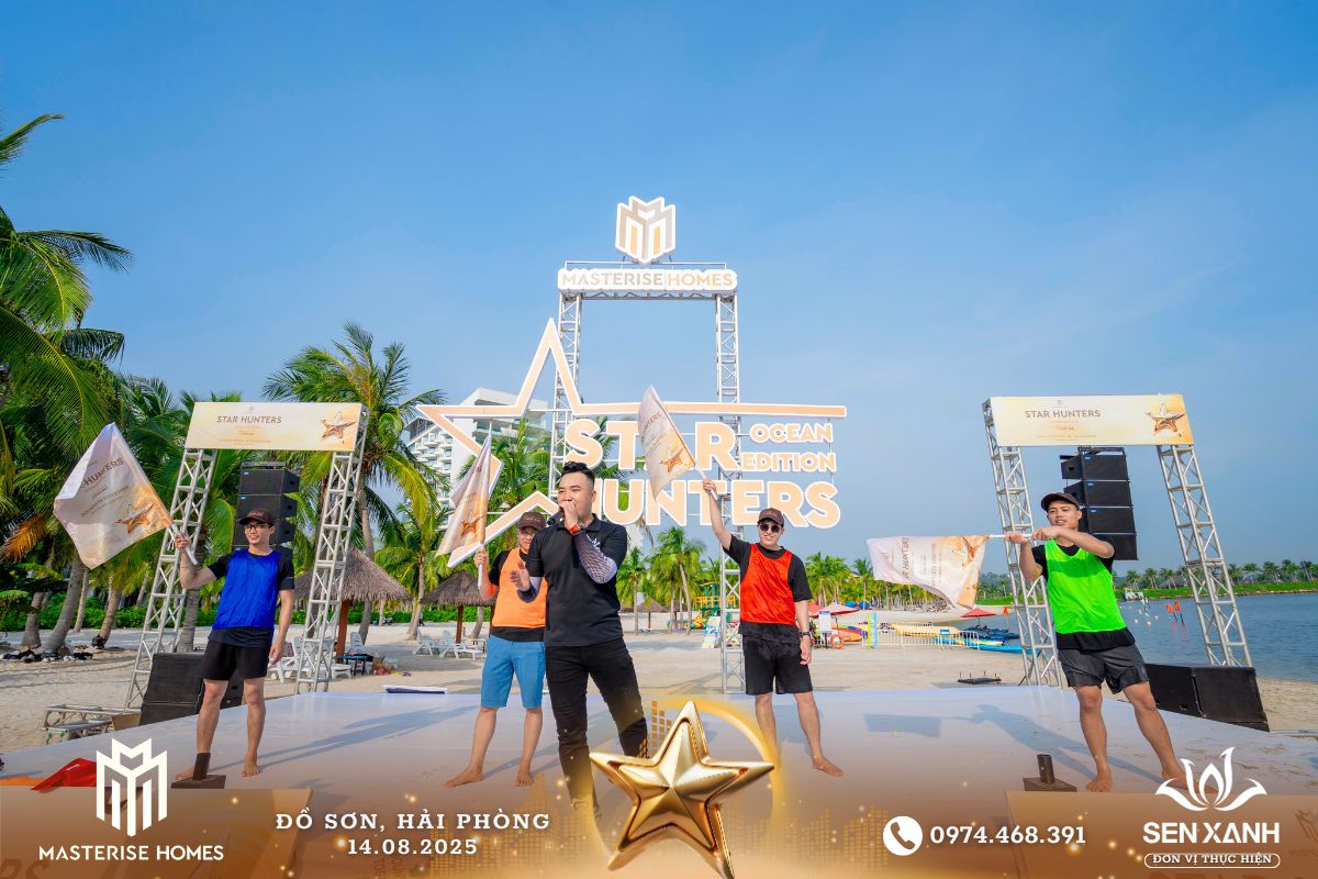 Tổ chức Teambuilding 2025 - Masterise Homes - Đồ Sơn Hải Phòng - Bứt phá giới hạn – Chinh phục đỉnh cao Các đội đua giành được cờ