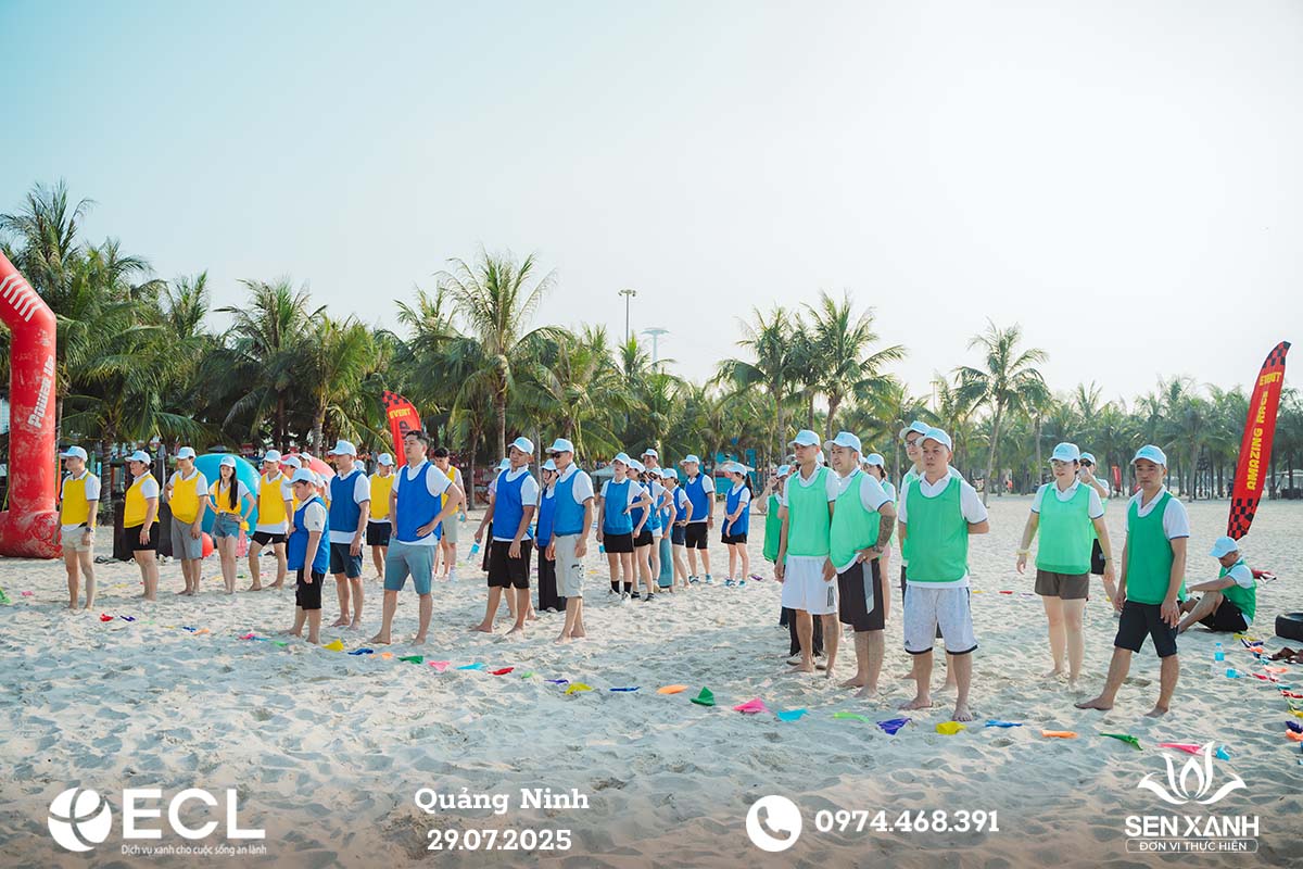 C&aacute;c đội tham gia tr&ograve; chơi teambuilding