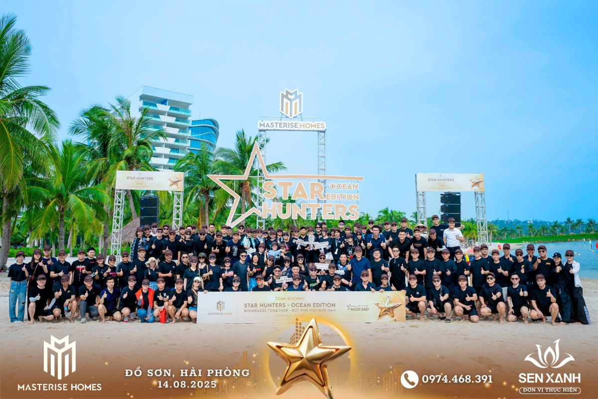Tổ chức Teambuilding 2025 - Masterise Homes - Đồ Sơn Hải Phòng - Bứt phá giới hạn – Chinh phục đỉnh cao Check in đoàn teambuilding