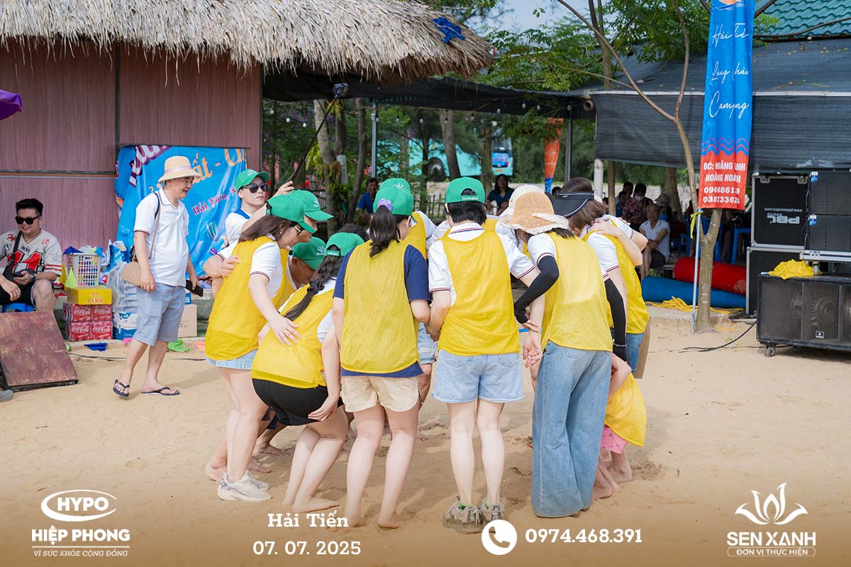 Tổ chức Teambuilding 2025 - Hypo Hiệp Phong - Hải Tiến - Hè rực rỡ – Vui hết cỡ Chuẩn bị tham gia trò chơi