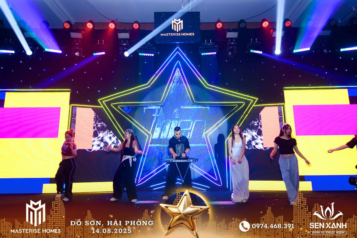 Tổ chức Gala Dinner 2025 - Masterise Homes - BOUNDLESS TOGETHER - Bứt phá mọi giới hạn Đánh DJ trong chương trình