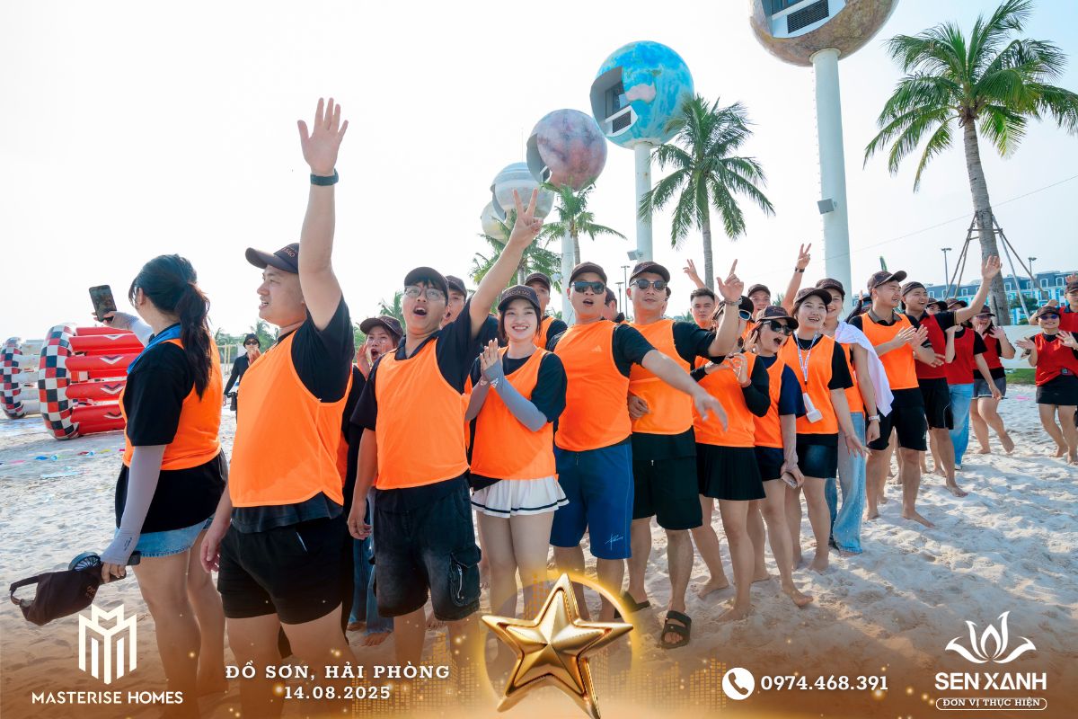 Tổ chức Teambuilding 2025 - Masterise Homes - Đồ Sơn Hải Phòng - Bứt phá giới hạn – Chinh phục đỉnh cao Đội tham gia chơi teambuilding