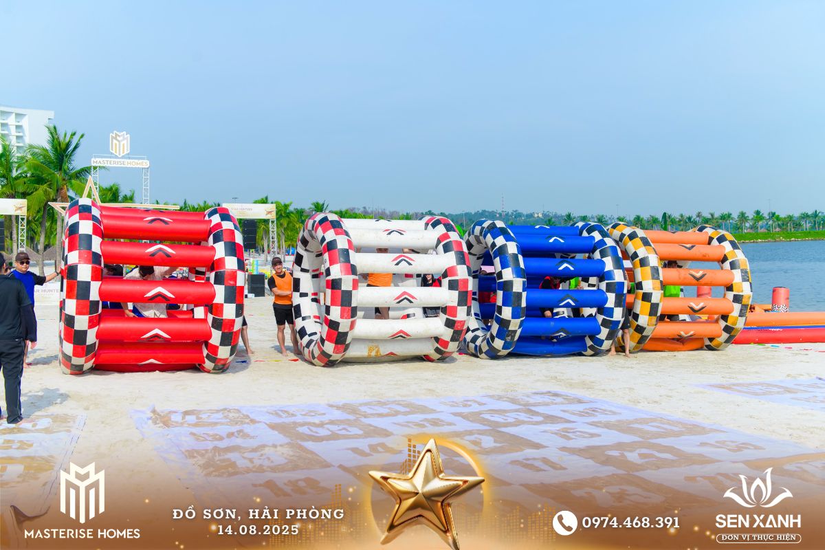 Tổ chức Teambuilding 2025 - Masterise Homes - Đồ Sơn Hải Phòng - Bứt phá giới hạn – Chinh phục đỉnh cao Trò chơi bánh xe phao khổng lồ