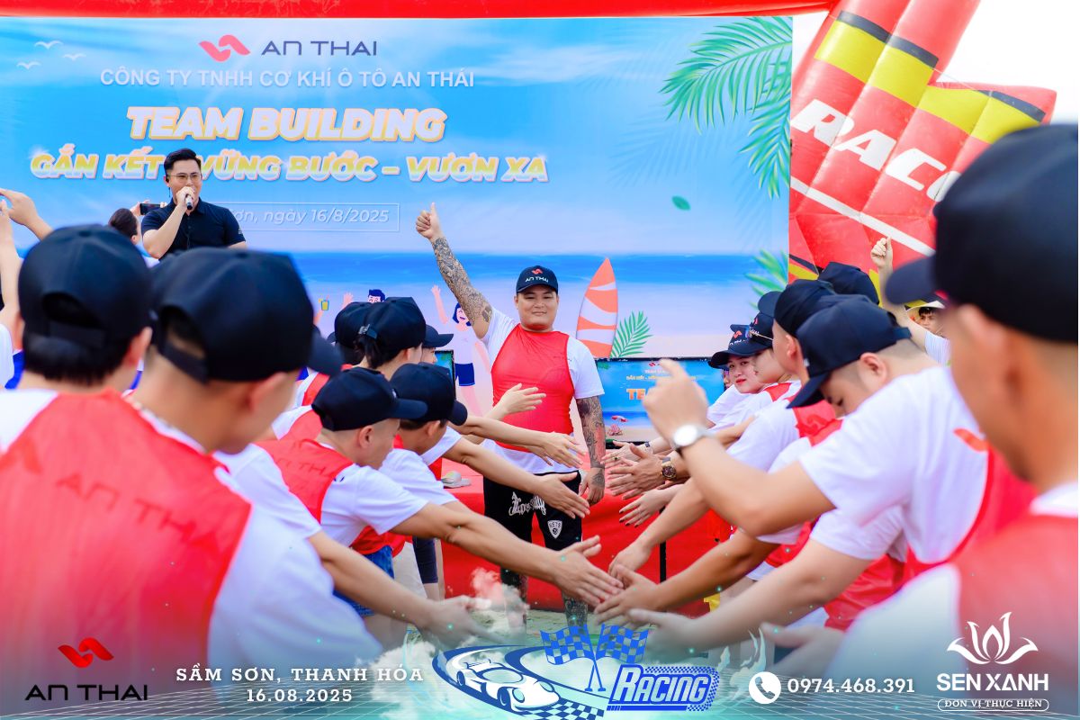 Tổ chức Teambuilding 2025 - An Thái - Sầm Sơn - Gắn kết - Vững bước - Vươn xa Tham gia các hoạt động tập thể