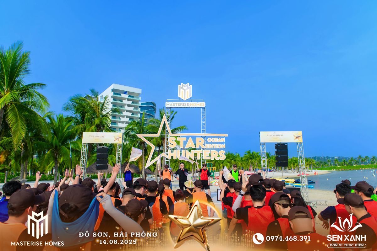 Tổ chức Teambuilding 2025 - Masterise Homes - Đồ Sơn Hải Phòng - Bứt phá giới hạn – Chinh phục đỉnh cao Mọi người hào hứng tham gia vào trò chơi
