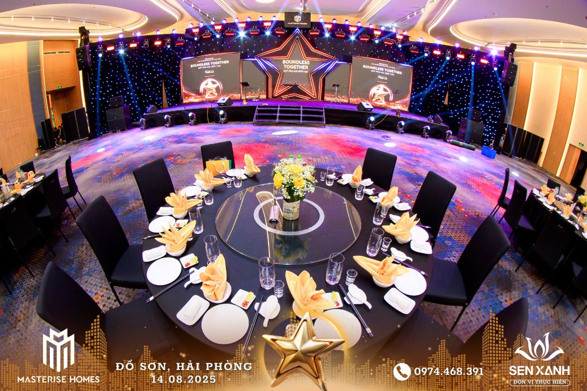 Tổ chức Gala Dinner 2025 - Masterise Homes - BOUNDLESS TOGETHER - Bứt phá mọi giới hạn Sự kiện Gala Masterise