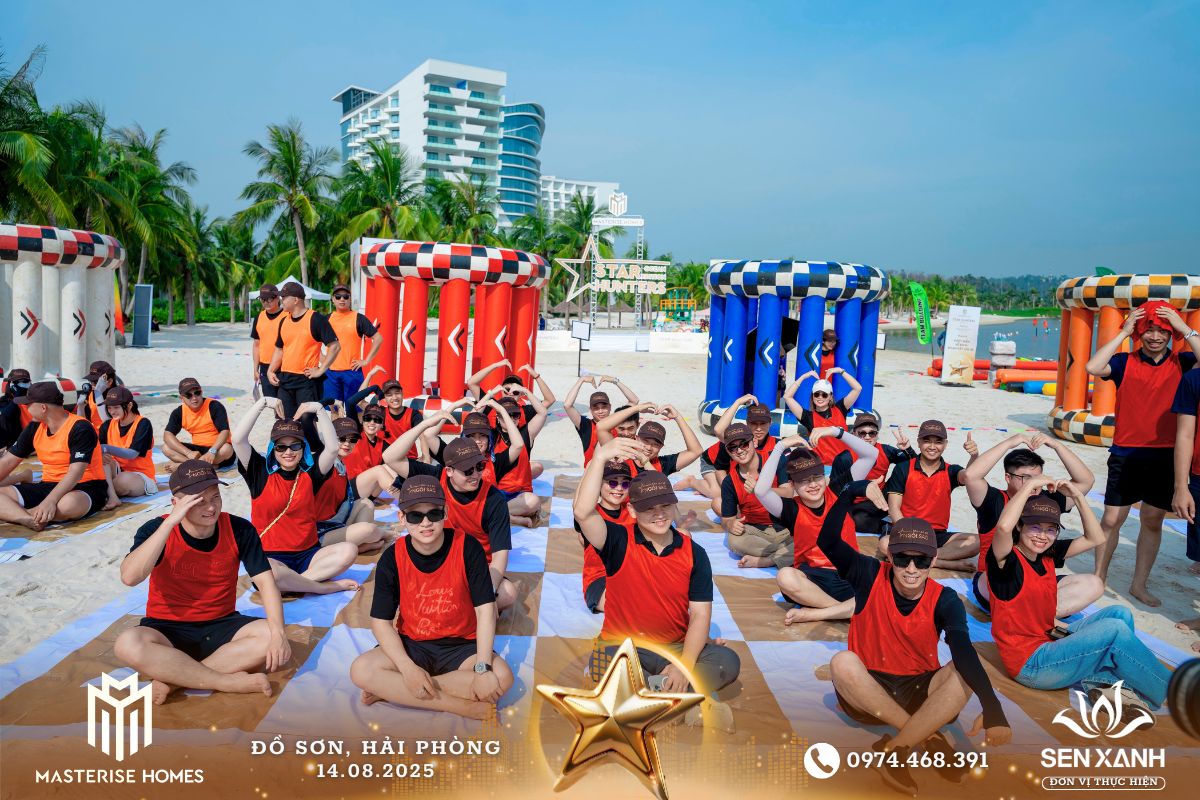 Tổ chức Teambuilding 2025 - Masterise Homes - Đồ Sơn Hải Phòng - Bứt phá giới hạn – Chinh phục đỉnh cao Trò chơi ma trận số