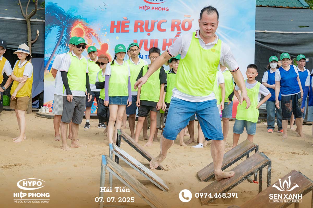 Tổ chức Teambuilding 2025 - Hypo Hiệp Phong - Hải Tiến - Hè rực rỡ – Vui hết cỡ Vượt chướng ngại vật