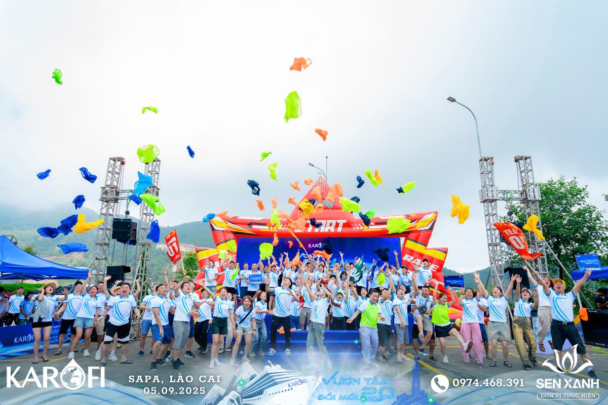 Tổ chức Teambuilding 2025 - Karofi Đoàn 1 - SaPa - Lào Cai - Cam kết vươn tầm - Đồng tâm đổi mới Kết thúc chương trình