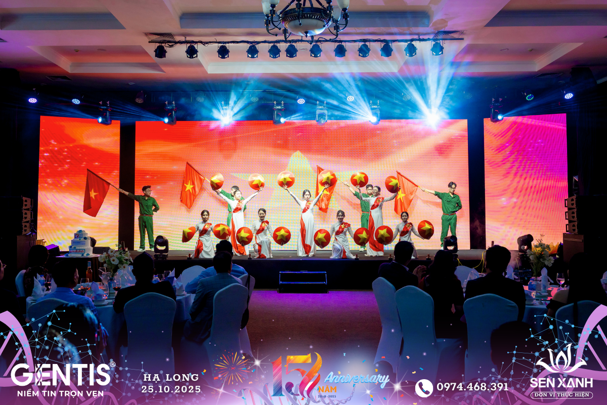 Tổ chức Gala Dinner 2025 – Gentis – Đại tiệc sinh nhật 15 năm – Dẫn dắt và phát triển Biểu diễn tiết mục truyền thống