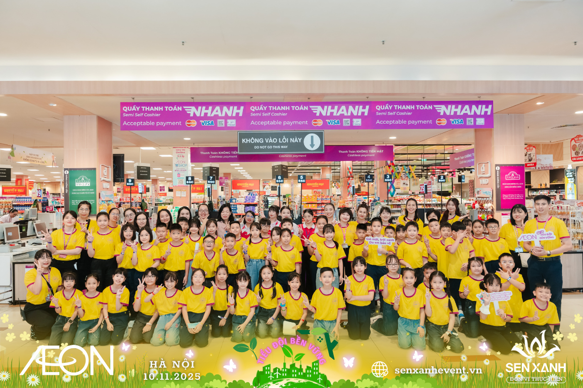 Tổ chức sự kiện 2025 - AEON MALL - Ngày hội giáo dục và trải nghiệm bảo vệ môi trường Chương trình giáo dục và bảo vệ môi trường