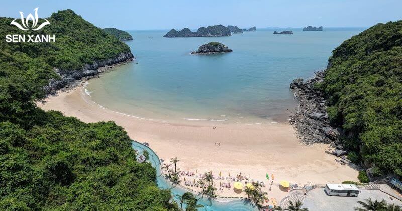 10 địa điểm tổ chức team building tại Hải Phòng cực hot năm 2026 Bãi biển Cát Cò là một trong những bãi biển đẹp nhất tại Cát Bà, rất phù hợp để tổ chức team building biển với quy mô vừa và nhỏ.