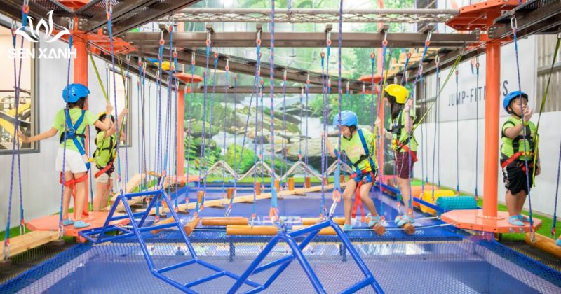 10 địa điểm tổ chức team building tại Hải Phòng cực hot năm 2026 Jump Arena là địa điểm team building trong nhà độc đáo, phù hợp với các nhóm trẻ