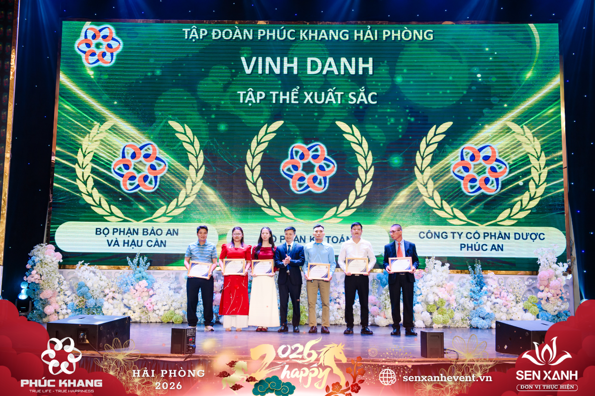 Vinh danh các cá nhân có thành tích xuất sắc Vinh danh các cá nhân có thành tích xuất sắc