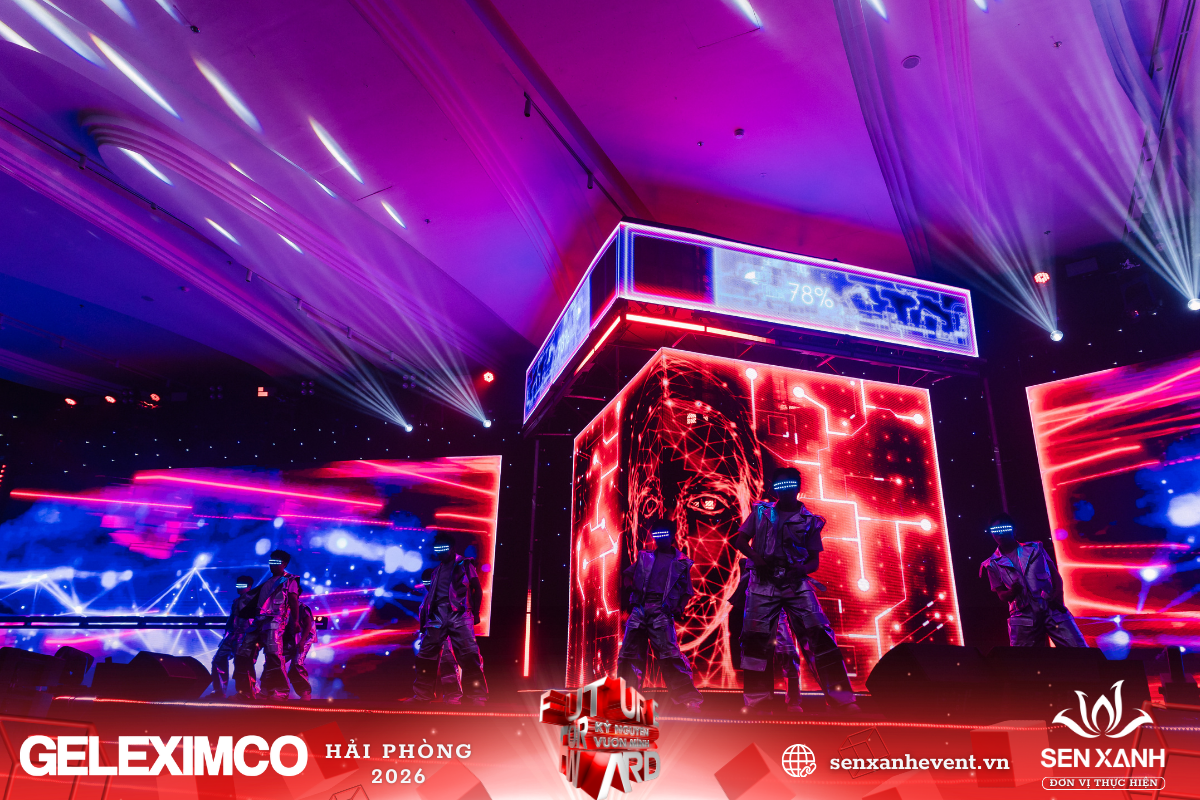 Tiết mục mở màn bùng nổ kết hợp với LED Dance Tiết mục mở màn bùng nổ kết hợp với LED Dance